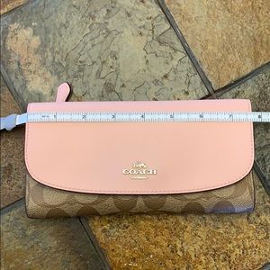 Coach trifold wallet